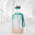 Gradient Color Sports Water Bottle 2.2L