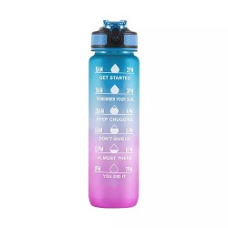 Straw Sports Water Bottle 1000ml