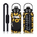 2L Large Capacity  Half Gallon Water Bottle with Sleeve