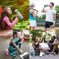 Travel Silicone Collapsible Sports Water Bottle