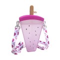 Fruit Plastic Straw Cup With Strap