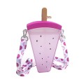 Fruit Plastic Straw Cup With Strap