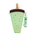 Fruit Plastic Straw Cup With Strap