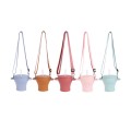Foldable Snack High Temperature Resistant Silicone Straw Children's Cup
