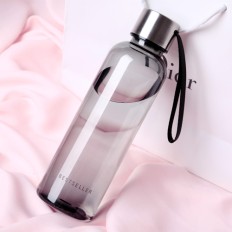 Portable transparent sports water bottle 500ml