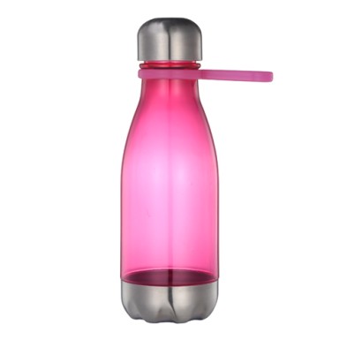 Cola Shaped Plastic Sports Water Bottle 410ml