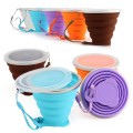 Lanyard Folding Silicone Cup