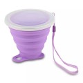 Lanyard Folding Silicone Cup