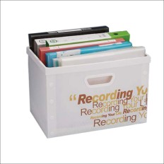 Plastic foldable collection box