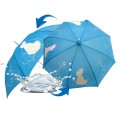 遇水变色直雨伞