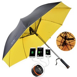 USB风扇雨伞