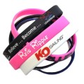 Silicone wristbands