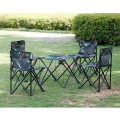 Five-Piece Outdoor Folding Tables And Chairs