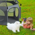Folding Travel Tents Breathable Mesh Baby Playpens With Anti UV Cover