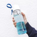 JUST LIFE portable glass water bottle 490ML