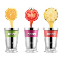 Stainless steel magic squeeze cup -- Slushy maker 