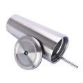 Stainless Steel Straw Coffee Mug 700ml