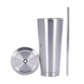 Stainless Steel Straw Coffee Mug 700ml