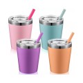 Stainless Steel Insulated Straw Mug 12oz