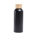 Bamboo Lid Small Mouth Double Layer Stainless Steel Thermos Bottle