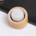 Bamboo Lid Small Mouth Double Layer Stainless Steel Thermos Bottle