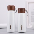 Simple Outdoor Car Wooden Lid Thermos bottle 400ml