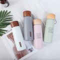 Simple Outdoor Car Wooden Lid Thermos bottle 400ml