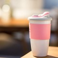 Biodegradable PLA Handy Coffee Mug 340ml