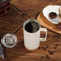 16oz Cork Wood Base Double Wall Stainless Steel Coffee Mug
