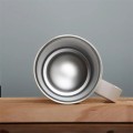 16oz Cork Wood Base Double Wall Stainless Steel Coffee Mug