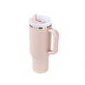 Handheld Straw Double Drink Coffee Cup 1300ml