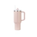 Handheld Straw Double Drink Coffee Cup 1300ml