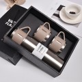 Portable Stainless Steel One Cup Three Cup Lid Vacuum Thermos