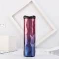 Rhombus Gradient Color Stainless Steel Thermos bottle 500ml