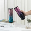 Rhombus Gradient Color Stainless Steel Thermos bottle 500ml