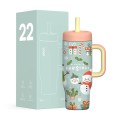 不锈钢真空绝缘儿童吸管杯22OZ