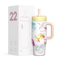 不锈钢真空绝缘儿童吸管杯22OZ