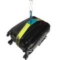 Luggage strap with weight scale