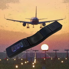 Portable LCD Display Electronic Travel Hanging Weighting