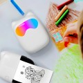 Seven-color ambient night light mini pocket printer