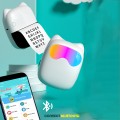 Seven-color ambient night light mini pocket printer
