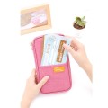 Travel Passport Wallet with Hand Strap