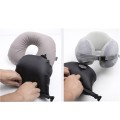 Travel portable Inflatable neck pillow + inflatable bag