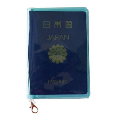 Transparent PVC passport holder