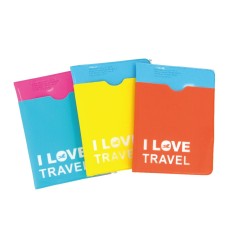 PVC Passport holder with zipper