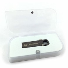 Metal case USB stick with hook - Coloplast