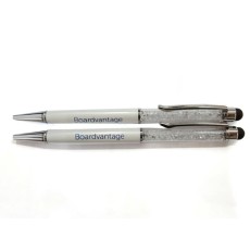 Metal touch pen with crystal for smartphone - Boardvantage