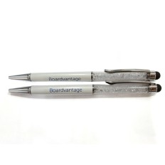 Metal touch pen with crystal for smartphone - Boardvantage