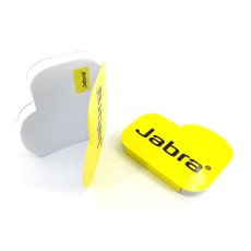Diecut sticky memo pad with cover - Jabra