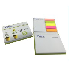 Sticky memo pad with fluorescent PET post-it -FMC